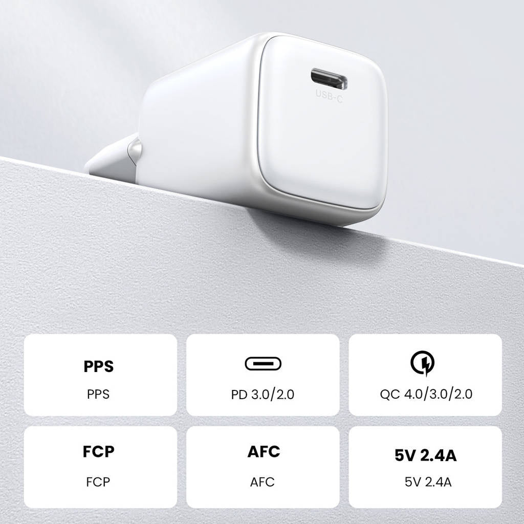 UGREEN Nexode USB-C GAN Fast Charger 30W EU (White)