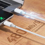 UGREEN USB 2.0 C M/M ABS Cover 1m (White) 60W