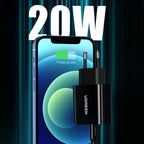 UGREEN Fast Charging Power Adapter with PD 20W EU (Black)