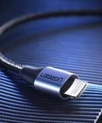 UGREEN USB-C TO LIGHTNING Fast Charging CABLE 1M Gray