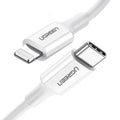 UGREEN USBC -to Lightning PD Fast Charging 3A Max White 1m