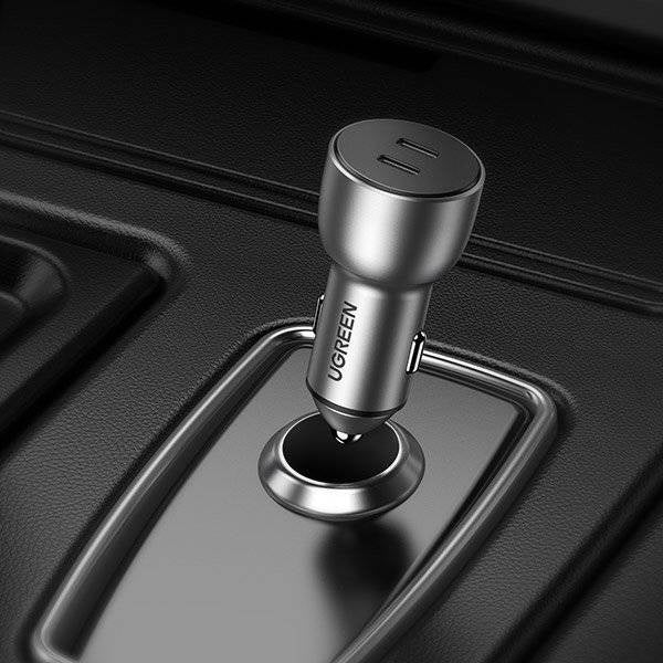 UGREEN 50W 2x Type C CAR CHARGER
