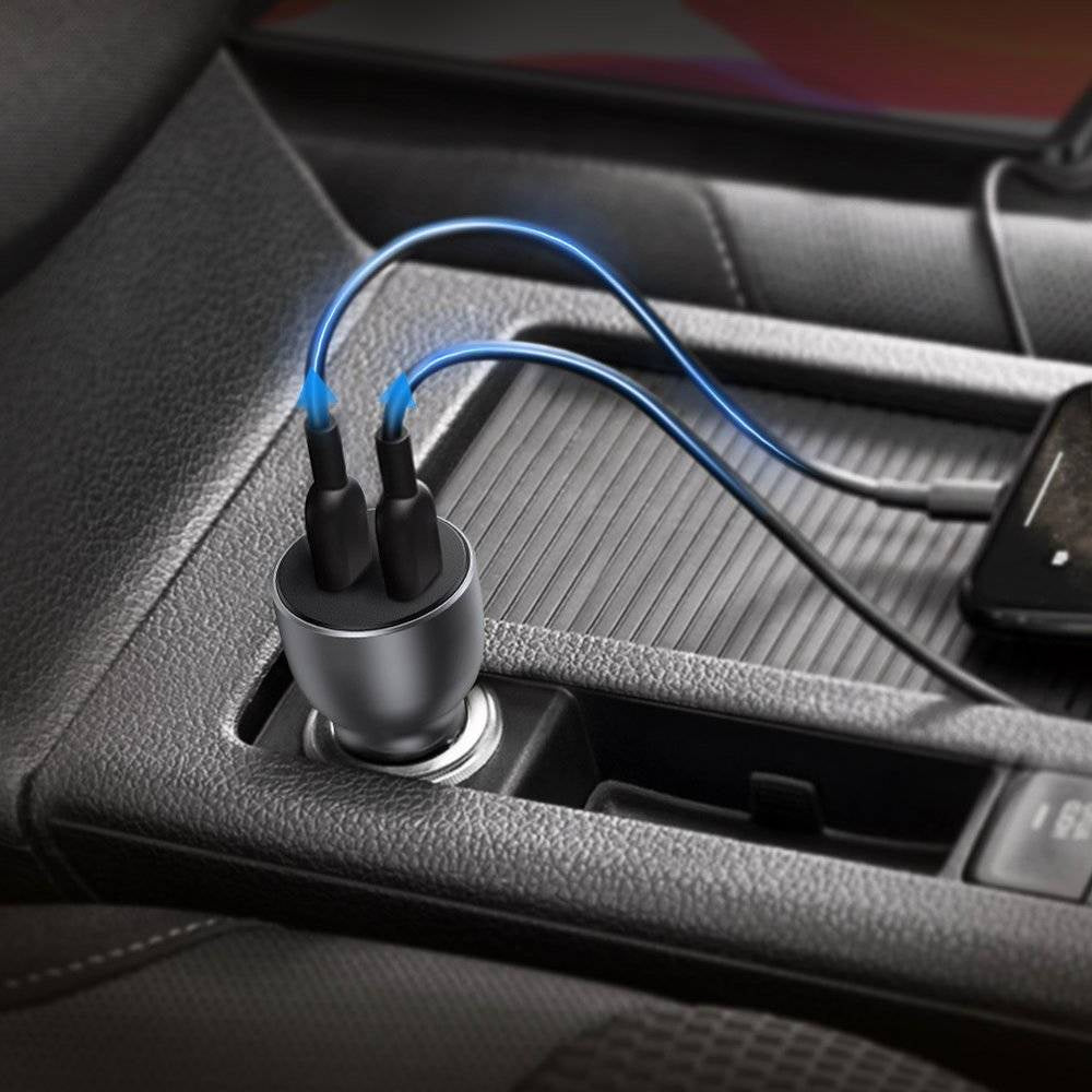 UGREEN 50W 2x Type C CAR CHARGER