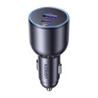 UGREEN Fast Car Charger 63W 2-Port USB-C/USB-A Gray