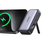 Ugreen PB503 5000mAh powerbank with USB-C port and integrated USB-C connector-gray