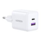 UGREEN X516 30W GaN Wall Charger 1x USB-A 1x USB-C White