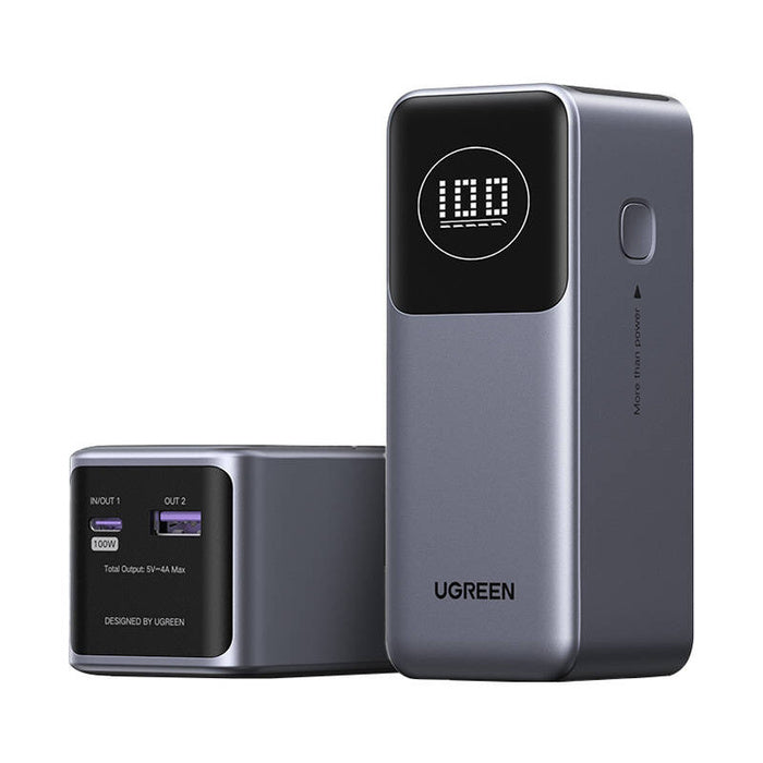 UGREEN Nexode PD 100W Fast Charging Power Bank 12,000mAh. Black