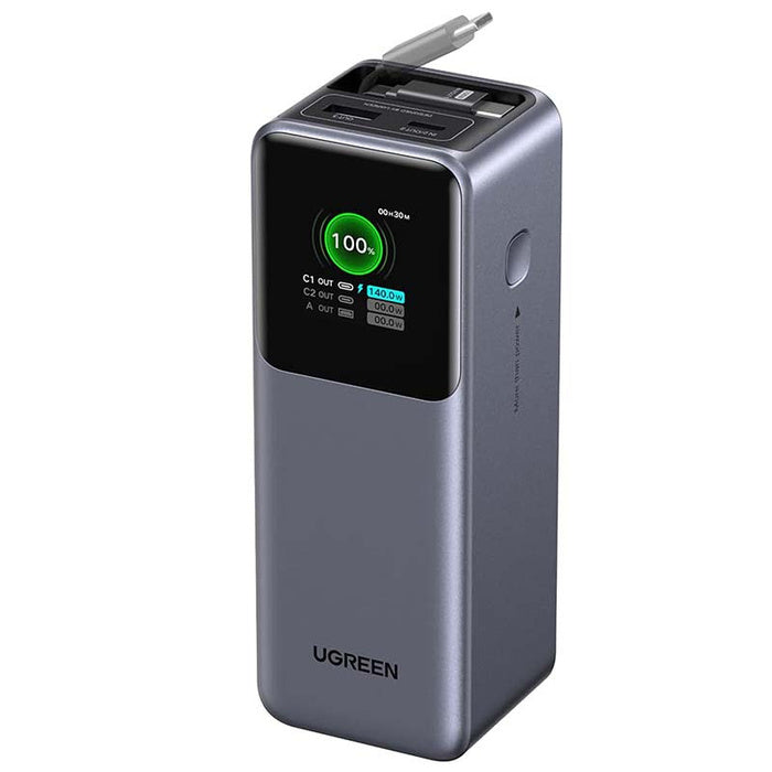 UGREEN 165W Power Bank with Retractable Cable