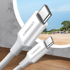 UGREEN USB 2.0 C M/M ABS Cover 2m (White) 60W