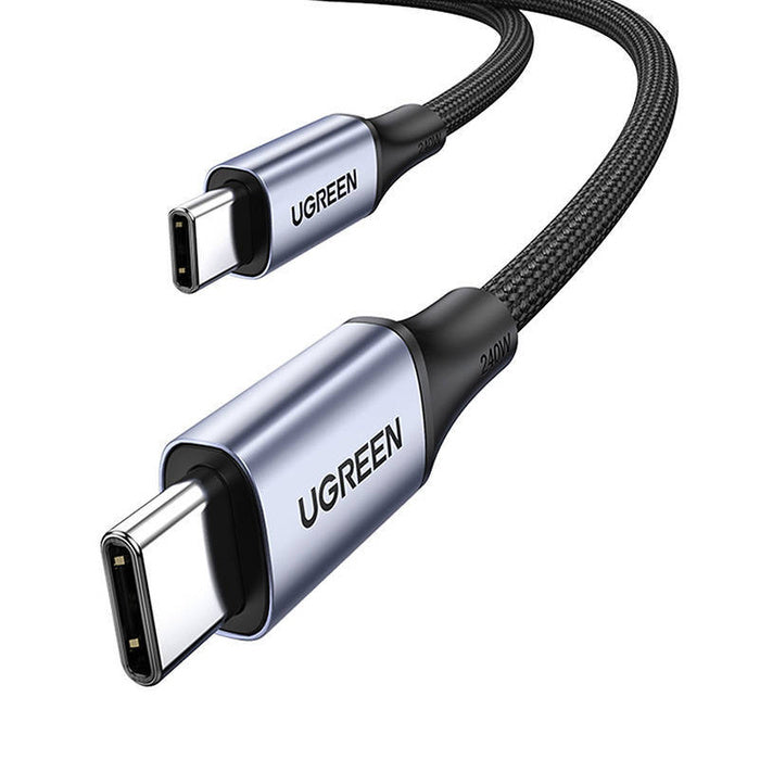 Ugreen cable USB Type C cable-USB Type C Power Delivery 240W 5A 1m gray