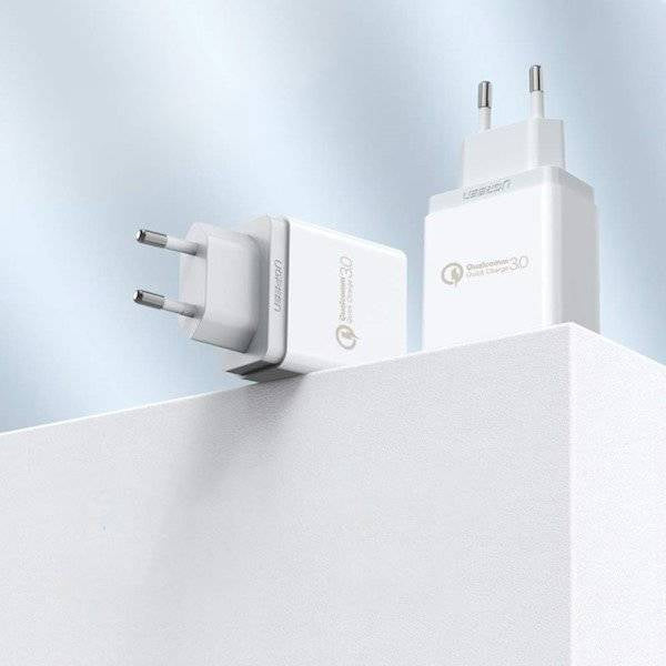UGREEN USB-A QC 3.0 18W Wali Charger White