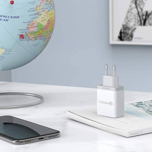 UGREEN USB-A QC 3.0 18W Wali Charger White