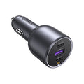 UGREEN 2x USB-C USB Car Charger 130W Black