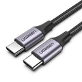 UGREEN USB 3.1 Type C Male to Type C Male Cable Nickel Plating Aluminum Shell 1.5m (Gray)