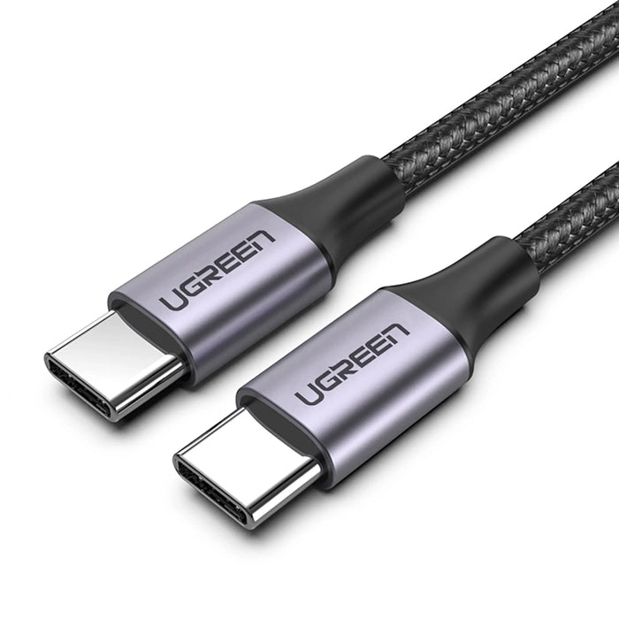 UGREEN USB 3.1 Type C Male to Type C Male Cable Nickel Plating Aluminum Shell 1.5m (Gray)