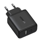 UGREEN X227 20W GaN Wall Charger 1x USB-A 1x USB-C Black