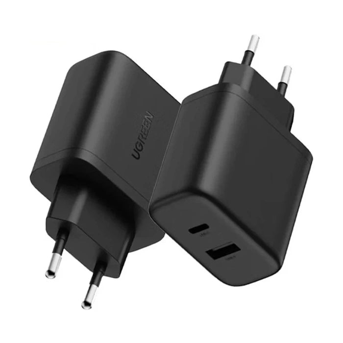 UGREEN X227 20W GaN Wall Charger 1x USB-A 1x USB-C Black