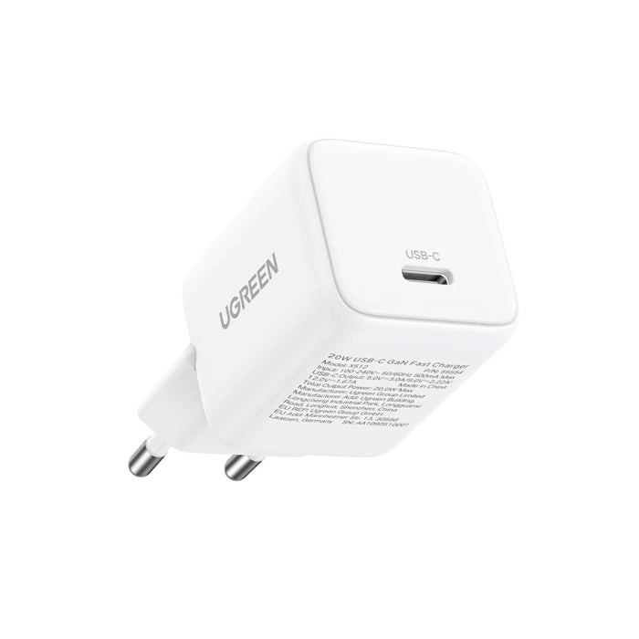 UGREEN X512 20W GaN 1x USBC -Wall Charger White