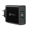 UGREEN 10216 CD161 36W Dual Port USB Fast Charger-Black