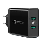 UGREEN 10216 CD161 36W Dual Port USB Fast Charger-Black