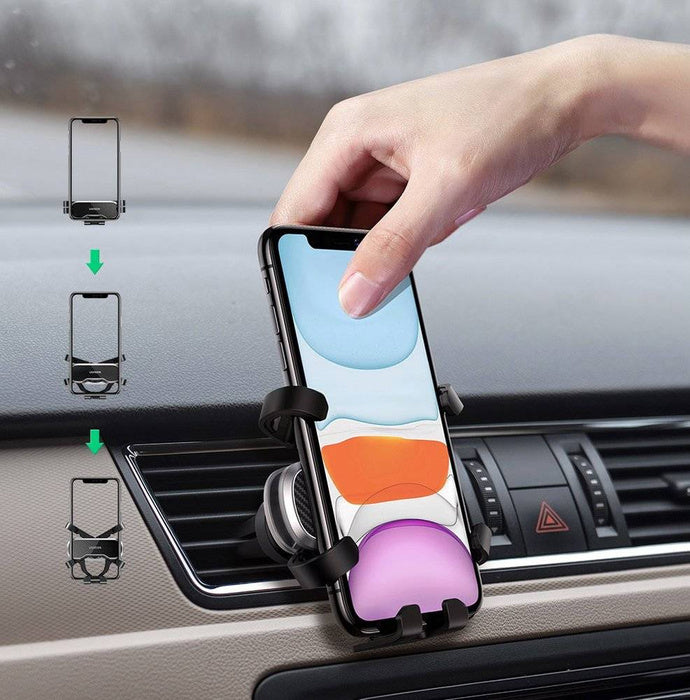 UGREEN 80539 Gravity Car Phone Holder Black