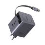 UGREEN 100W GaN Fast Charger with Retractable Cable